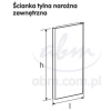 Ścianka tylna 90 stopni narożna zewnętrzna 40 cm